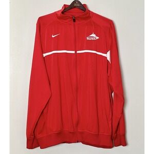 Nike Chicago Marathon Track Jacket Men's XXL Red‎ White Running Race Polyester